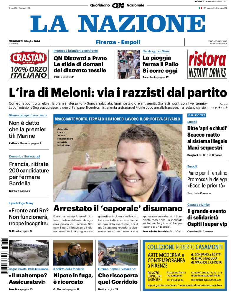 Prima-pagina-la nazione-edizione-di-oggi-